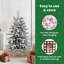 vidaXL Christmas Bauble Plastic-1283166208