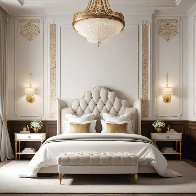 Anaika Corduroy Upholstered Low Profile Standard Bed