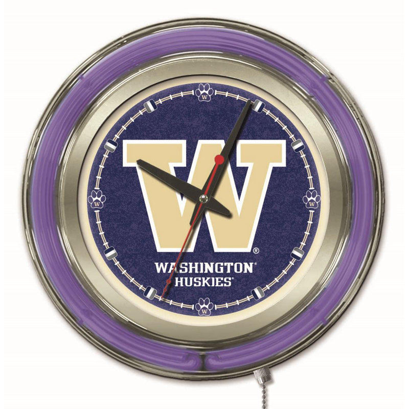 Horloge murale 15 po NCAA, Washington