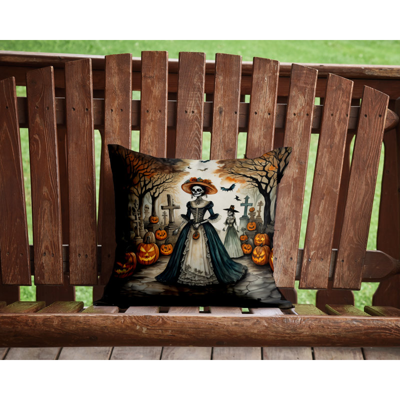 Coussin More Spooky Halloween, 14 po x 14 po