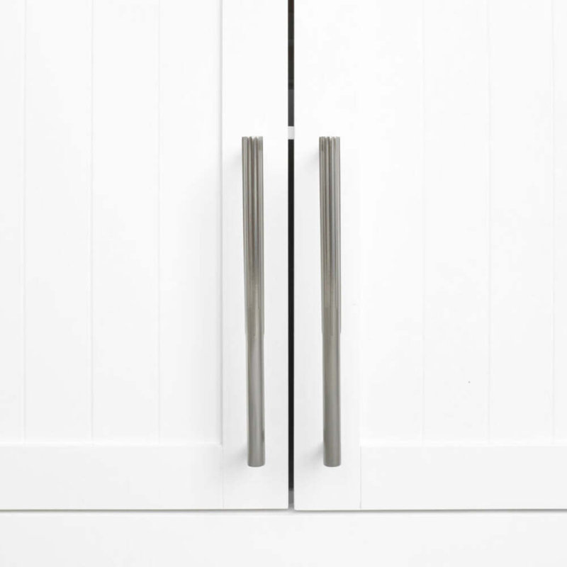 Sunburst Bar / Handle Pull, Satin Nickel, 6"