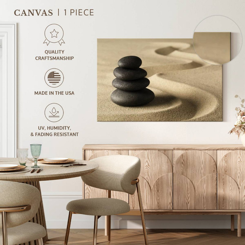 Kerrick Zen Meditation Stones, H 34 po x l 51 po