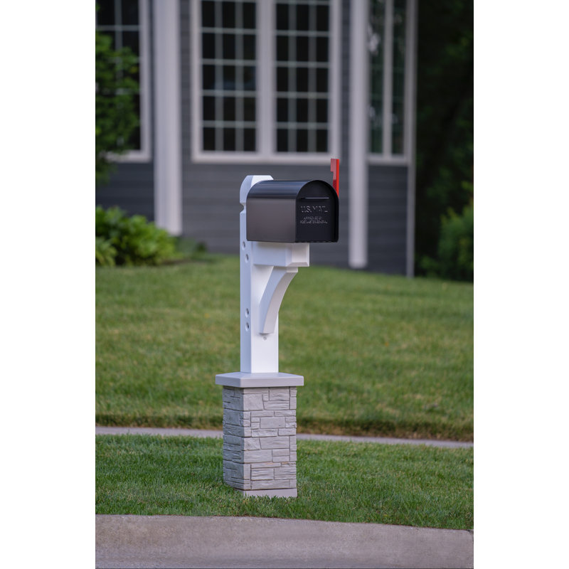 PAK Premium Mailbox Post Cross-arm Classic, White