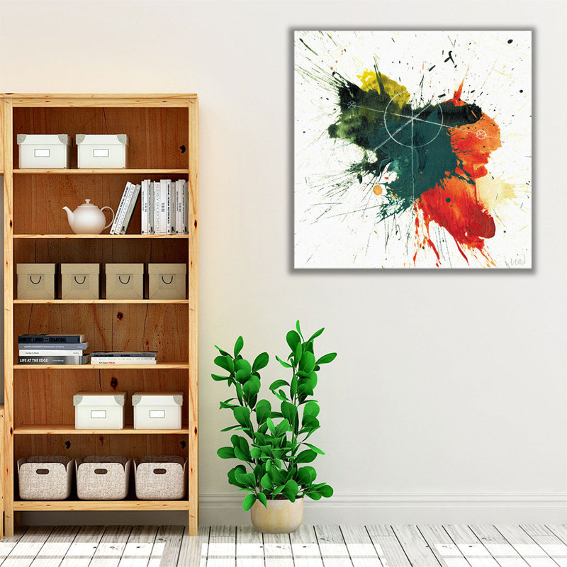 Magicien I - reproduction d'art sur toile, H 20 po x l 20 po