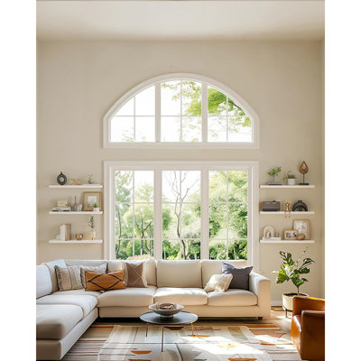 Ensemble de 3 tablettes murales blanches flottantes de 23,6 po avec supports invisibles blancs