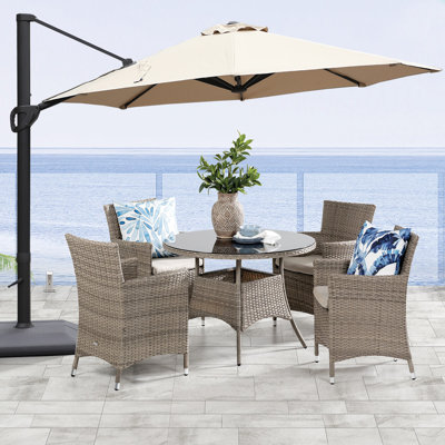 Parasol d'extérieur 11 pi avec base Isan