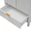 Meuble-lavabo moderne de 24 po avec lavabo, trou de robinet simple, panneaux de porte texturés, grand rangement et charnières à fermeture en douceur-33423260