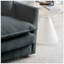 Canapé pour causeuse moderne en tissu de grande taille à 2 places avec 4 coussins, chenille grise-118043433