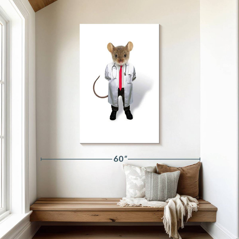 Mouse Doctor, 45" H x 30" W