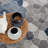 Chapeno Geometric Navy/Gray Area Rug-1250446030