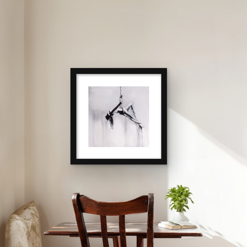 Danseuse sur contorsion aérienne - impression monochrome | Décoration intérieure