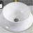 Vessel Bathroom Sink Basin In White Ceramic