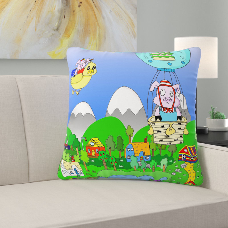 Ronald Square Throw Cushion, 44 x 44cm