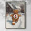 «Christmas Holiday Art», série 2-CD XXI, reproduction encadrée - bois massif-695949578