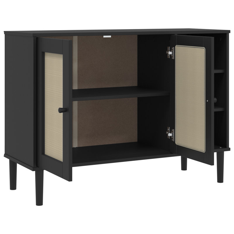 Myroslav 112cm Sideboard, Black