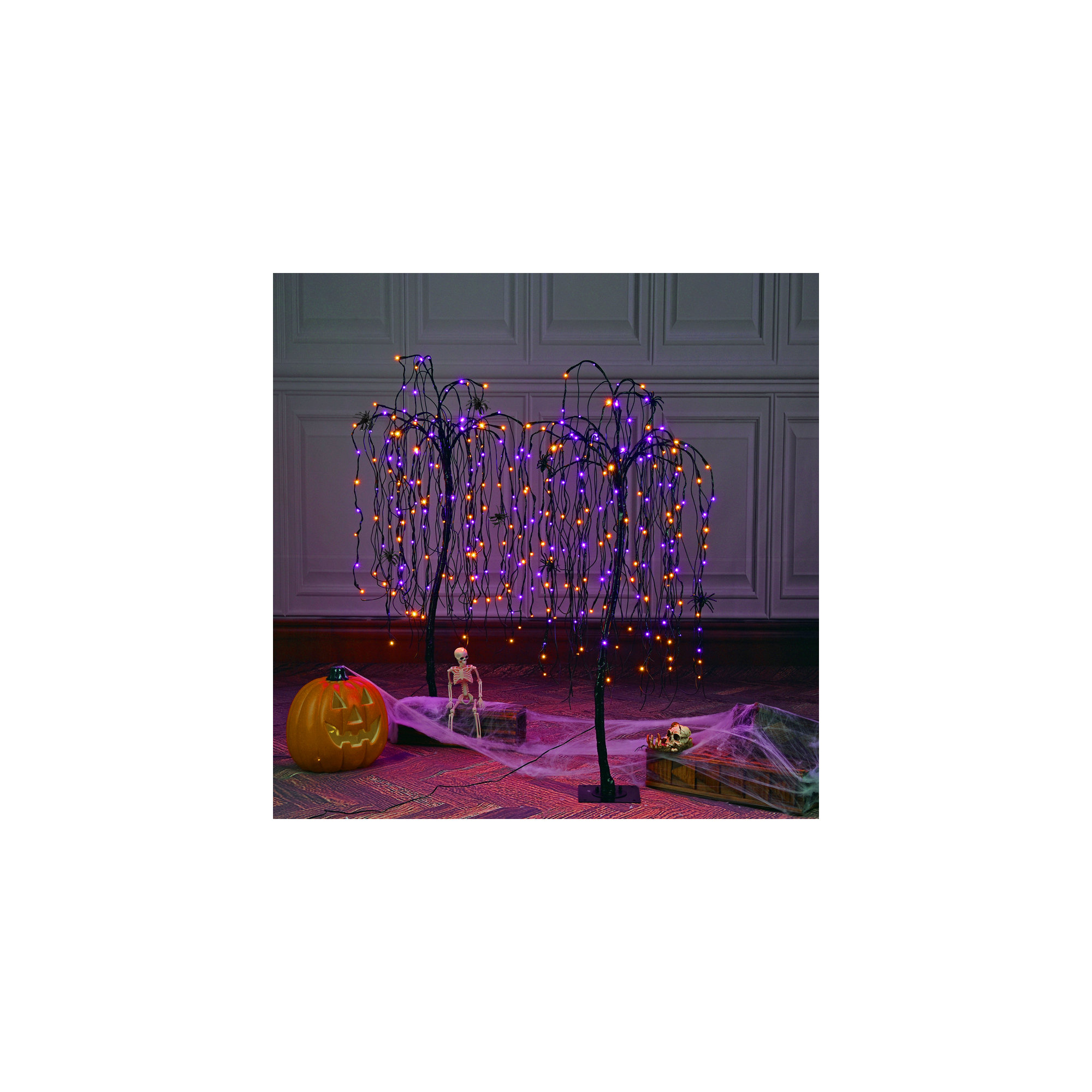 48'' LED Lighted Trees & Branches, Purple