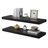  Large Floating Shelves for Wall Set of 2 Wooden Wall Shelves 36 in x 10 in x 1 in Room Decor Long Shelf with Invisible Wall Mount Bracket for Bedroom, Kitchen, Living Room, Black-676599098-676326576