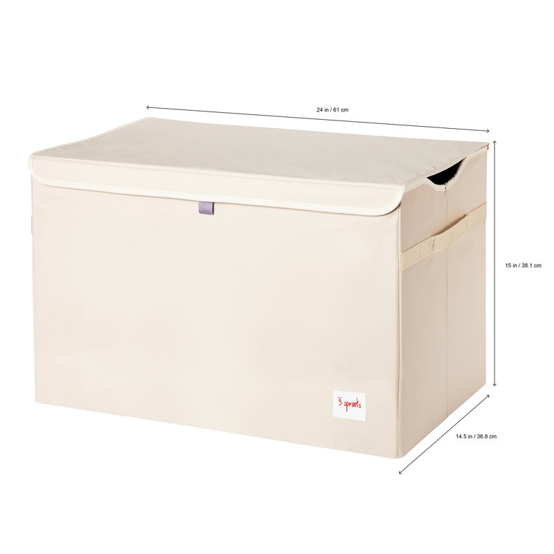 3 Sprouts  - Toy Chest Storage Box for Kids Playroom, Otter