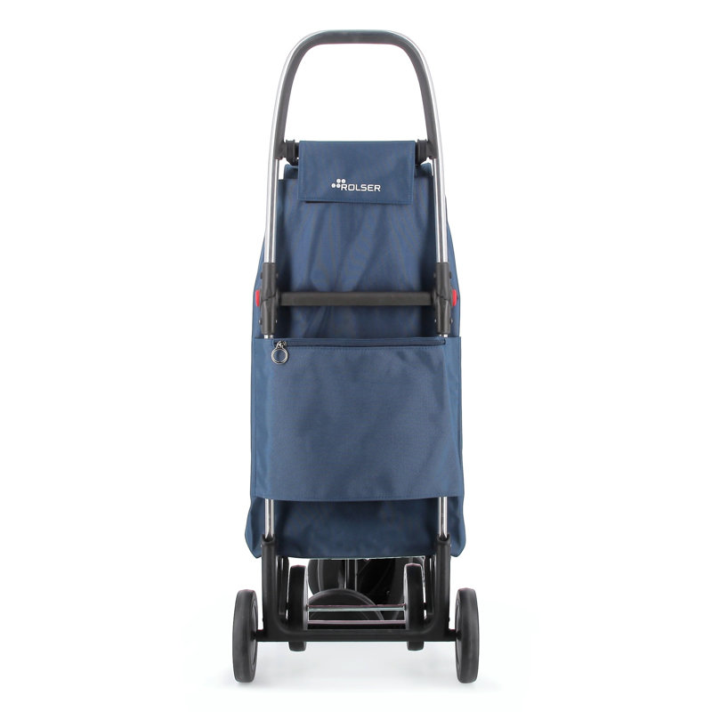 Chariot de course pliable à 4 roues Rolser I-Max MF, En jean