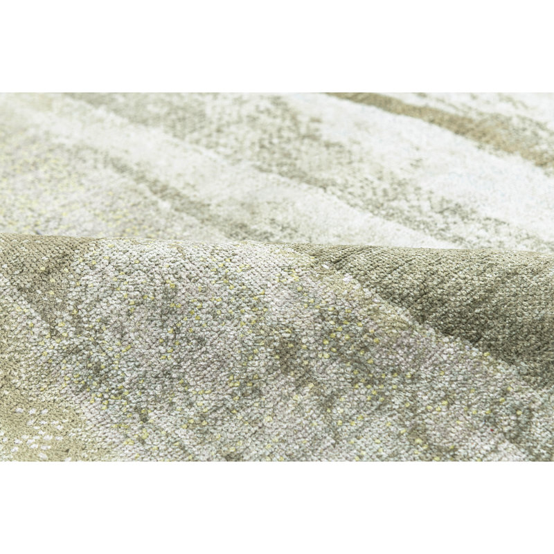 Hand Knotted Area Rug in Multi, Rectangle 5' x 8'