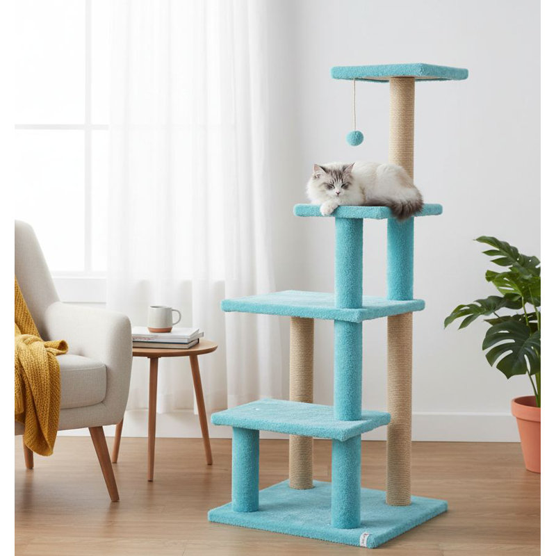 Grattoir pour chat, Turquoise