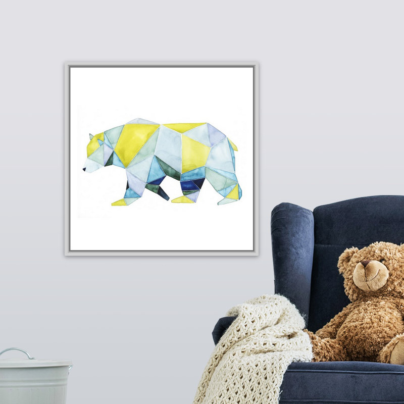 Art sur toile Polla, Cadre flottant blanc, H 24 po x l 24 po x P 1,75 po