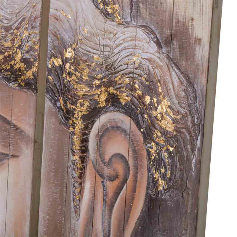 3 Piece No Frame Print on Wood