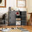 3 Door Vertical Stackable Storage Cabinet With Lock,Anti-Failing Device, Metal Lcoker,Organizer For Office, Home, Gym, School,Employee,Kids.-2031990603