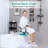 Sliding Shower Chair with Swivel Seat, Tub Transfer Bench with Drainage Holes, Pivoting Arms and Seat Belt, Non-Slip Foot Mats, for The Elderly, Sick and Handicap