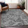 Premium Machine Washable Apodaca Gray Rug