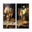 Elegant Moments - Ensemble de 2 impressions d'art vin et champagne-1846480937-1846480936