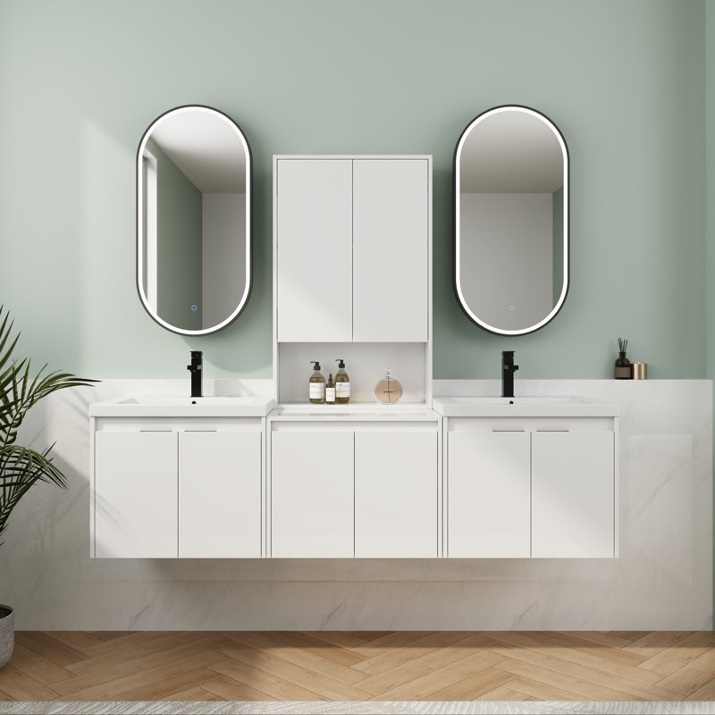 Ensemble de meuble-lavabo double 72 po