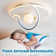 Flush Mount Lighting LED Modernes Design Mond Astronaut Deckenleuchte Dimmbar Mit Fernbedienung