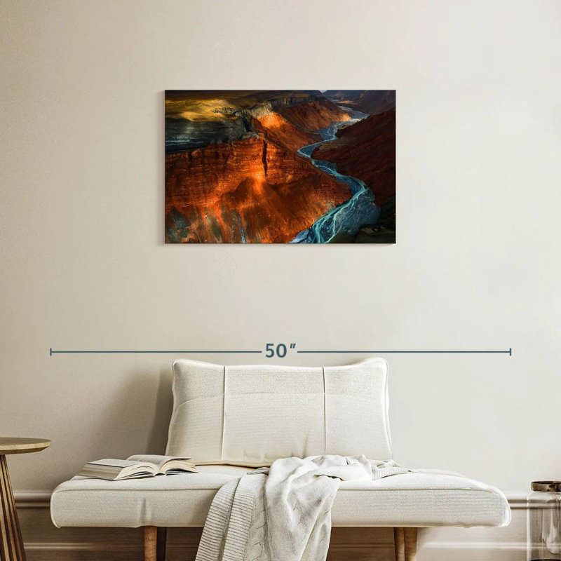 Grand Canyon d'Alvord Red Mountain, H 20 po x l 30 po
