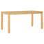 Anesia Rectangular Wood Top Dining Table with Wood Base-671720324-671720326