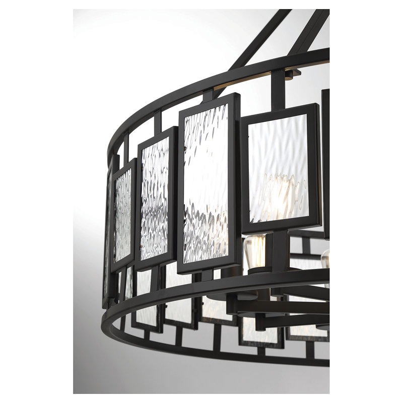  Deandre 10-Light Chandelier in Matte Black
