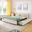 Structure de lit tapissier pour grand lit avec tissu en chenille, tête de lit confortable et tiroir de rangement pour les chambres modernes-1593441520-1593441535
