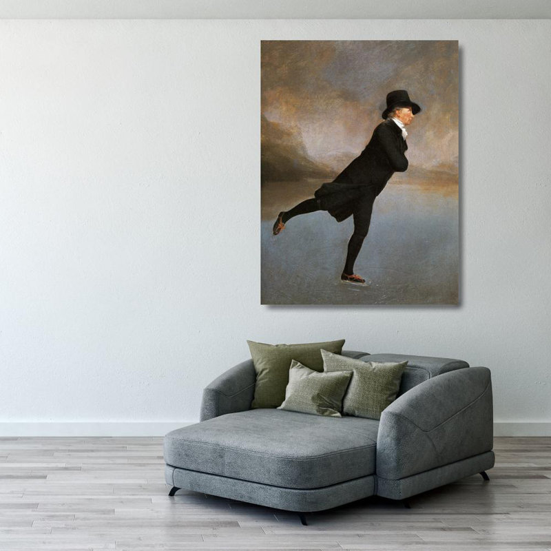 The Skating Minister (The Reverend Robert Walker Skating on Duddingston Loch), 37" H x 28" W