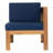 Outdoor Backyard Patio Wood 5-Piece Sectional Sofa Seating Group Set with Cushions-1479583089