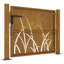 Almaaz Brown Metal Gate-293409829