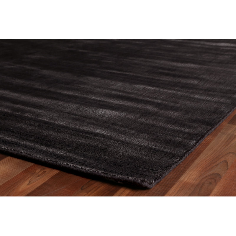 Smart Gem Area Rug in Charcoal, Rectangle 6' x 9'