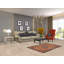 Tapis orange traditionnel en laine orange 3x5