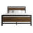 Vicent Metal Platform Bed-2136514557-2136514556