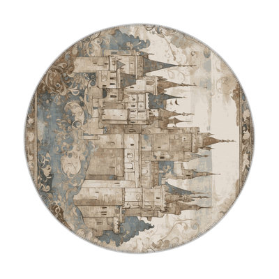 Fabled Spires Indoor And Outdoor Area Rug
