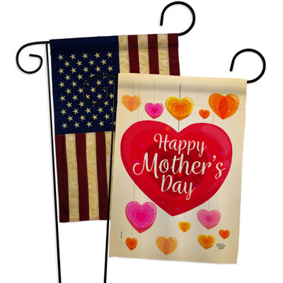 Drapeau de jardin en polyester 18,5 x 13 po Home Decor Home