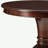 Espresso Accent Table With Pedestal Base