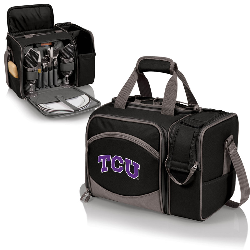 Refroidisseur à pique-nique isolé NCAA, Noir, Horned Frogs de l'Université Texas Christian