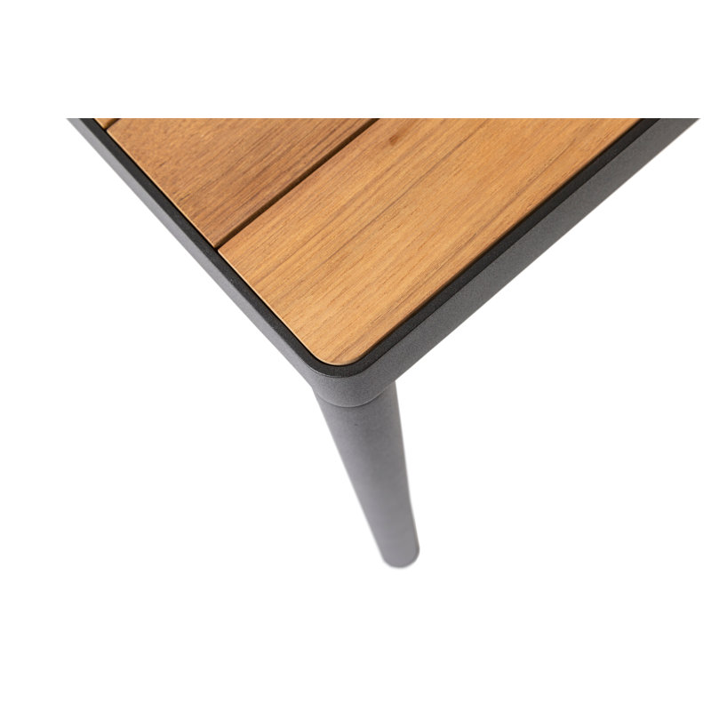 Riad Outdoor Dining Table, 29.5" H x 39.38" W x 39.38" D, Anthracite