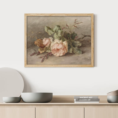 " Pink Rose Garden Flowers "