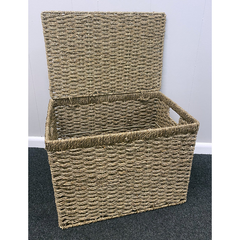 Brambly Cottage Seagrass Decorative Bin, 33 x 46 x  31 